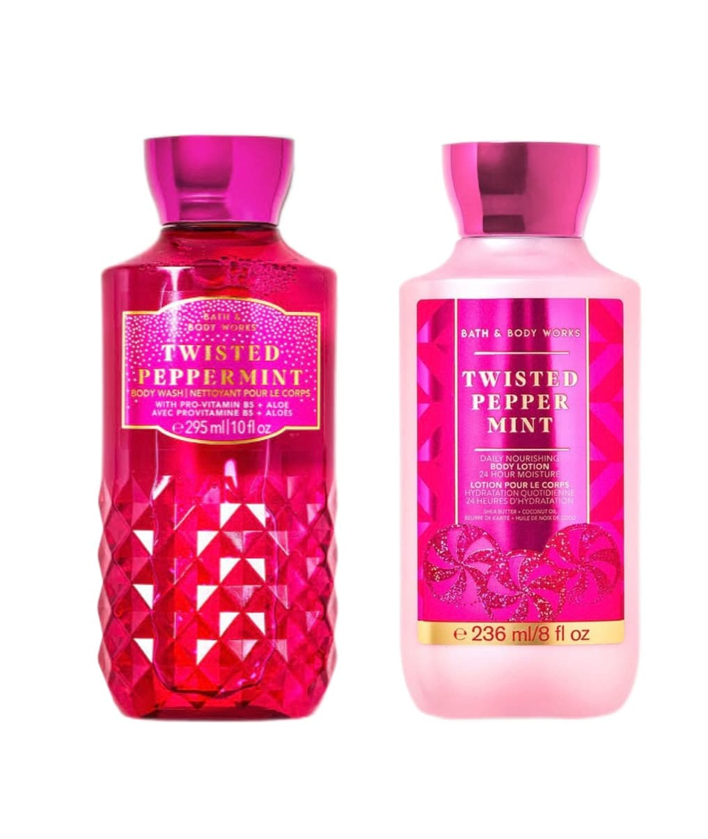 Twisted Peppermint Body Wash & Lotion - BATH & BODY WORKS