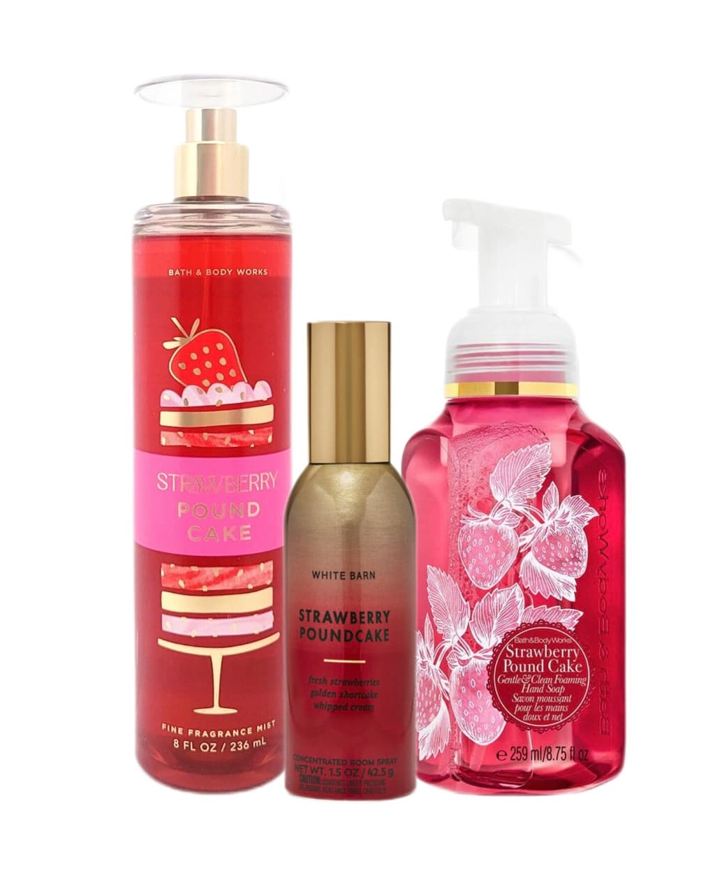 Strawberry Pound Cake Gift Set - BATH & BODY WORKS