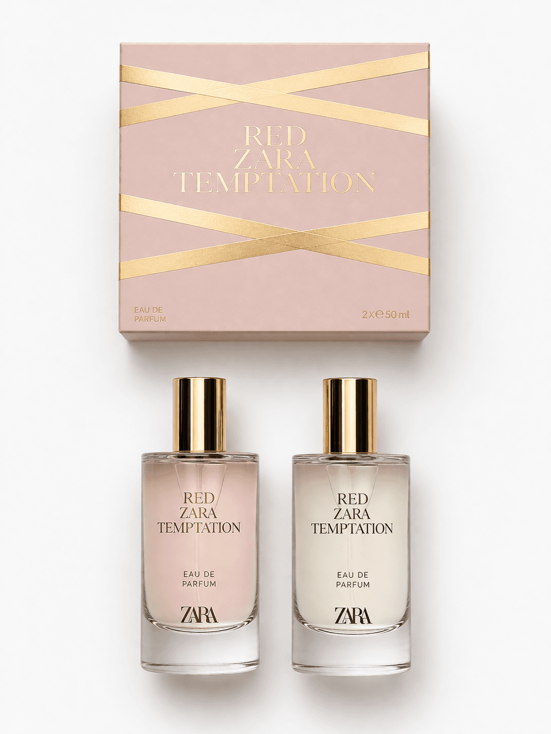 Red Zara Temptation Limited Edition Set – Eau de Parfum + Hair Mist (2 x 50ml)