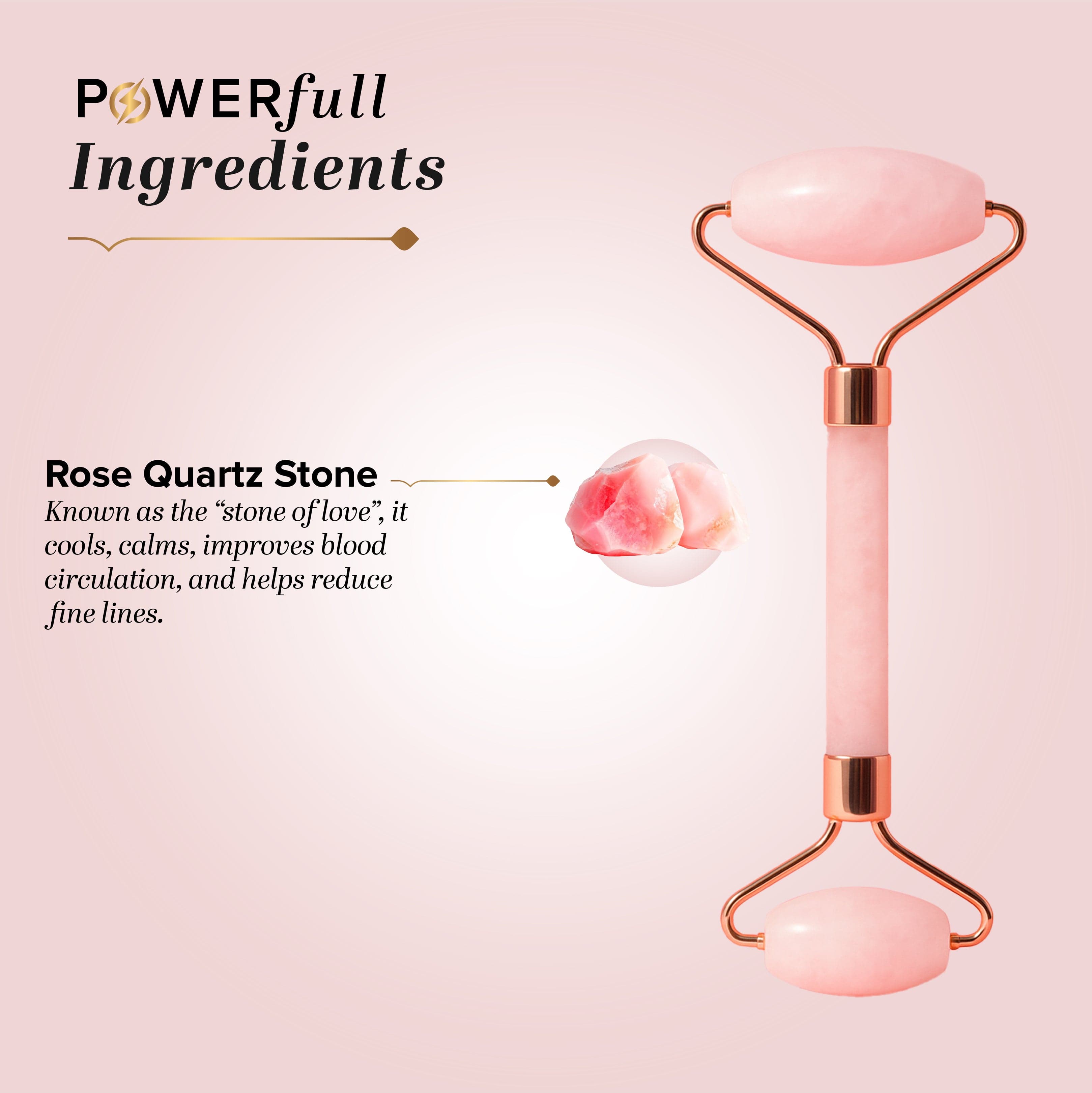 Rose Quartz Facial Roller