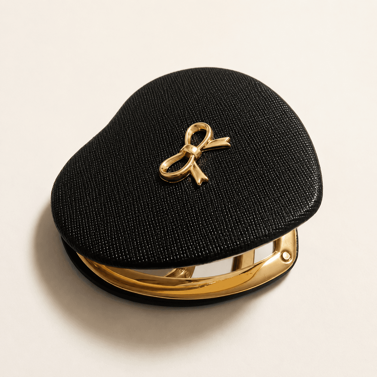 Noir Bow Compact Mirror
