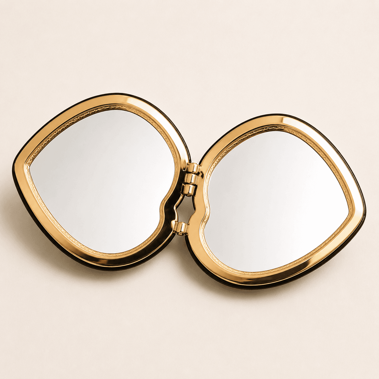 Noir Bow Compact Mirror