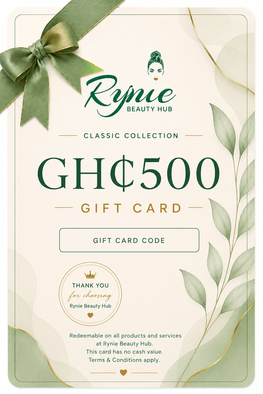 Classic Gift Card – GH₵500