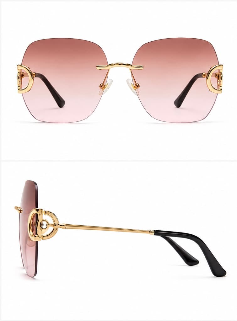 Rosé Luxe Sunglasses