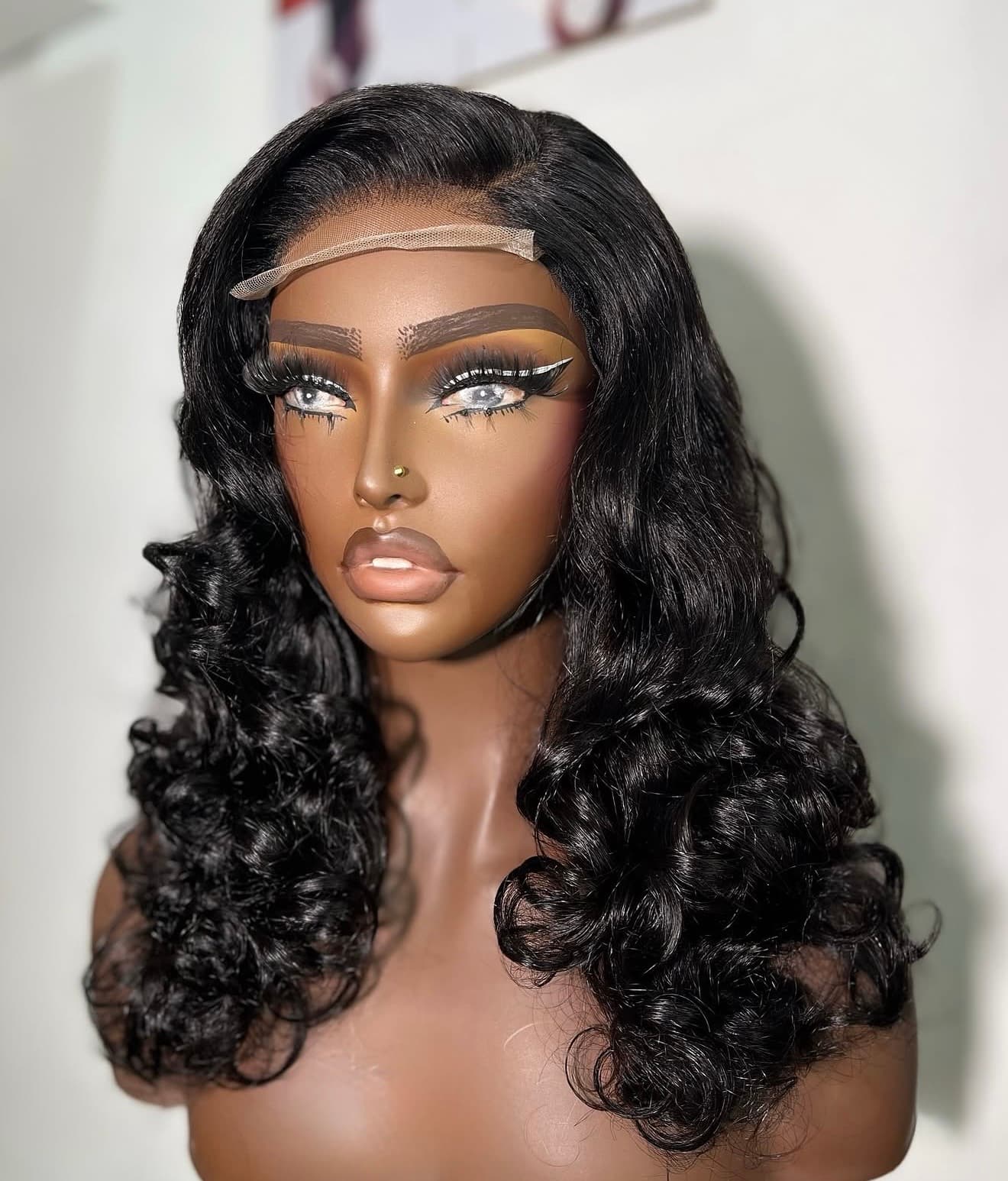 OHEMAA Double Drawn Bouncy Wig – 4x4 Closure