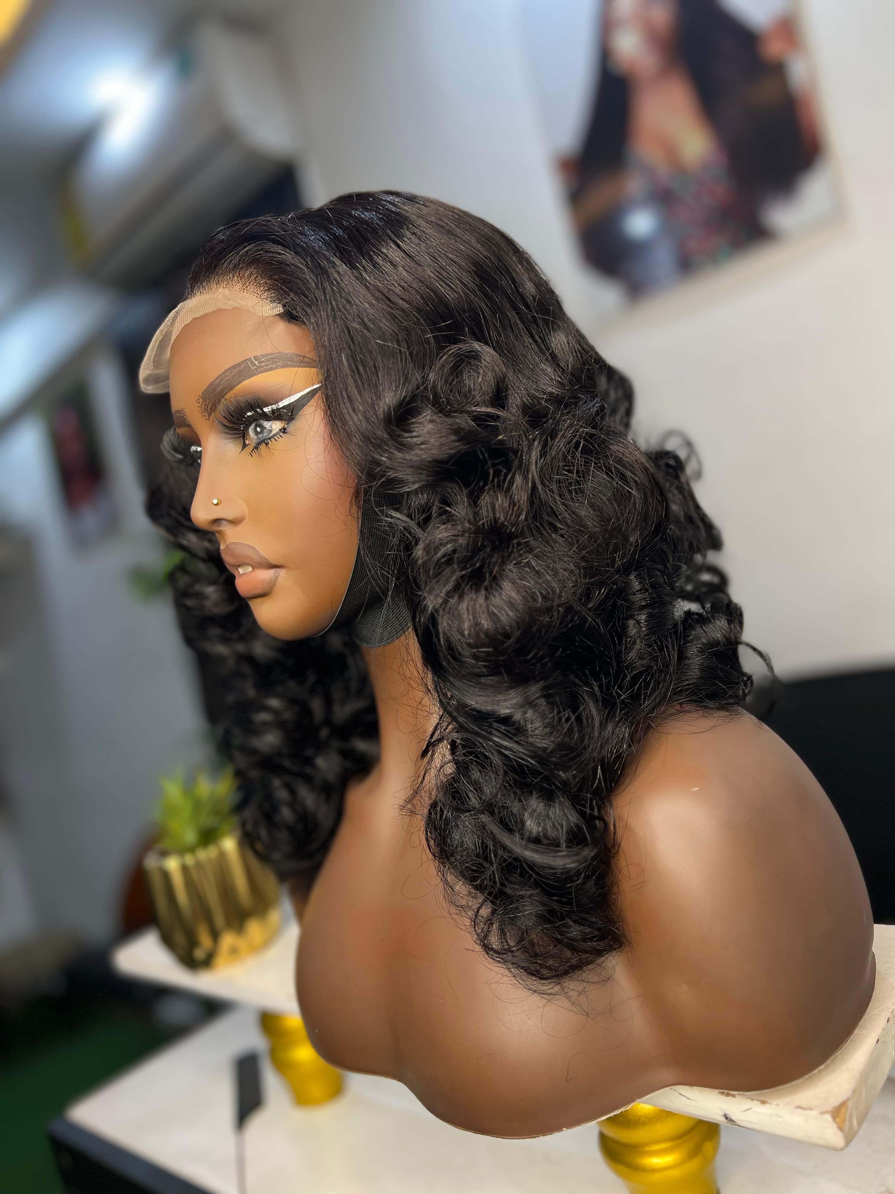 OHEMAA Double Drawn Bouncy Wig – 4x4 Closure