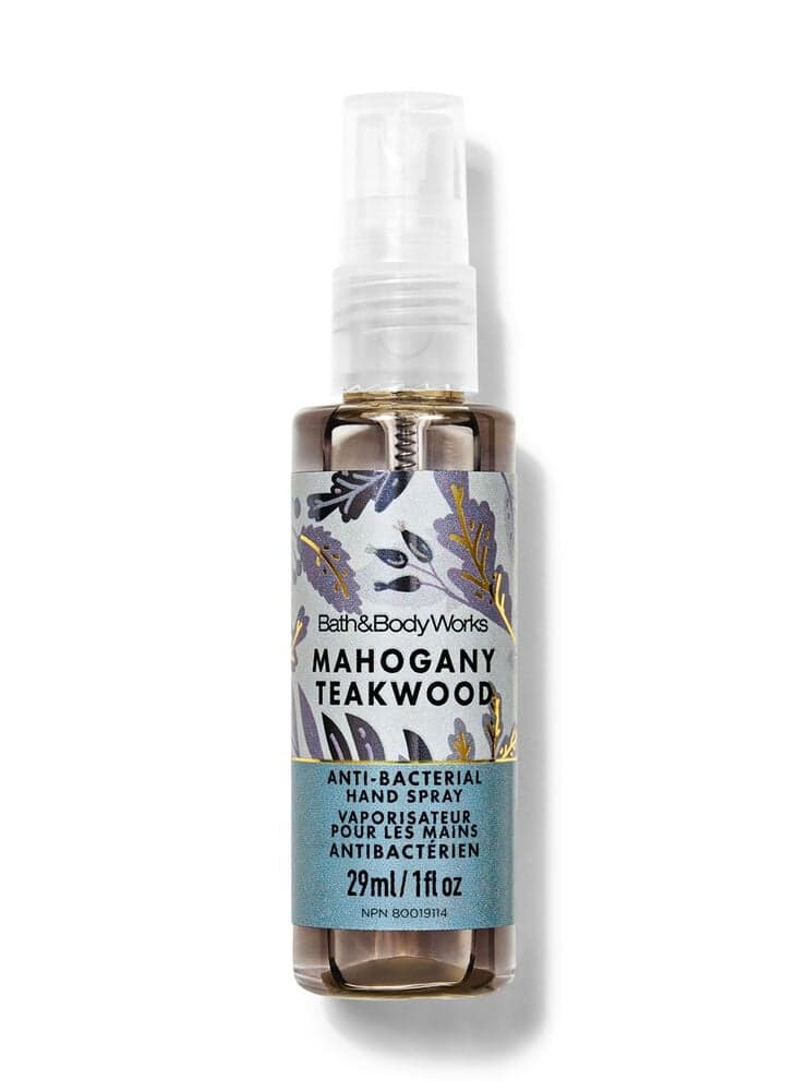 Mahogany Teakwood Anti-Bacterial Hand Spray - BATH & BODY WORKS
