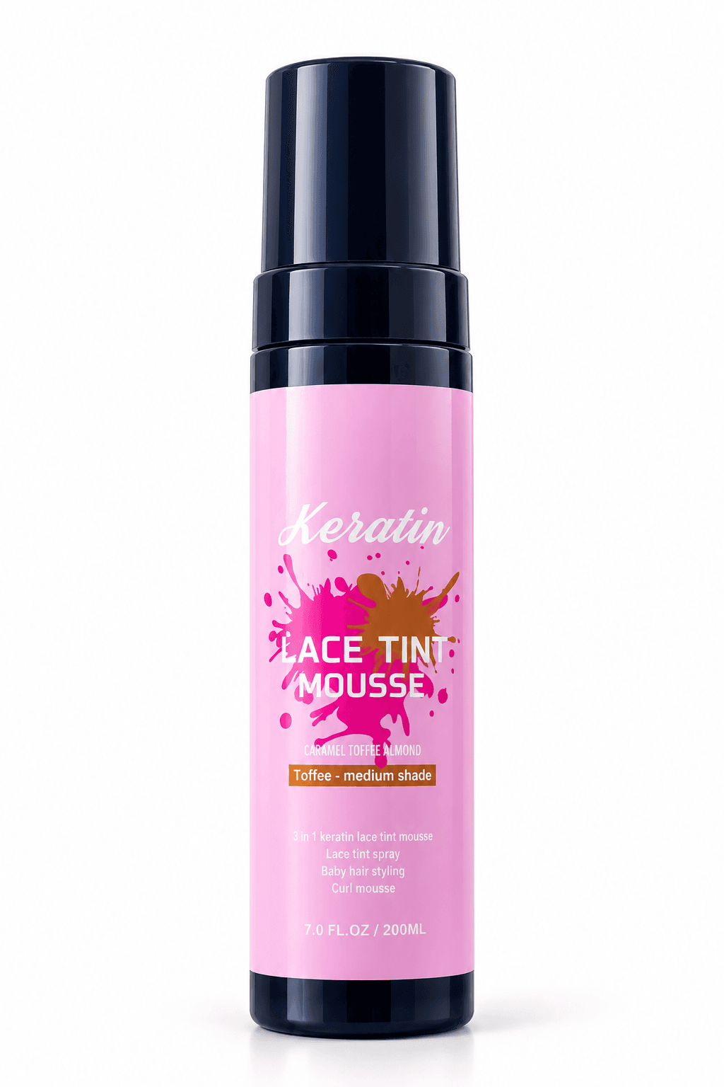Keratin Lace Tint Mousse – Toffee (Medium Shade)